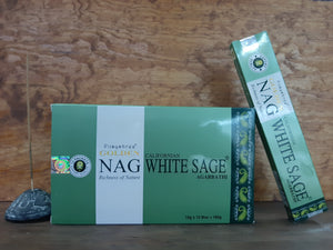 Incienso Golden Nag White Sage